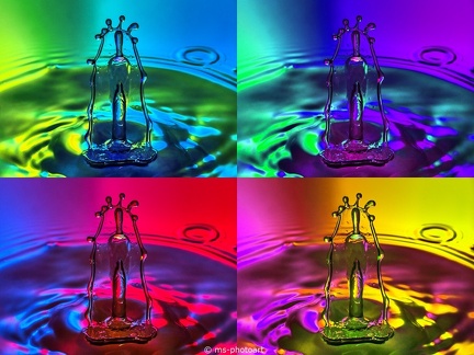 Wasserskulptur Quartet